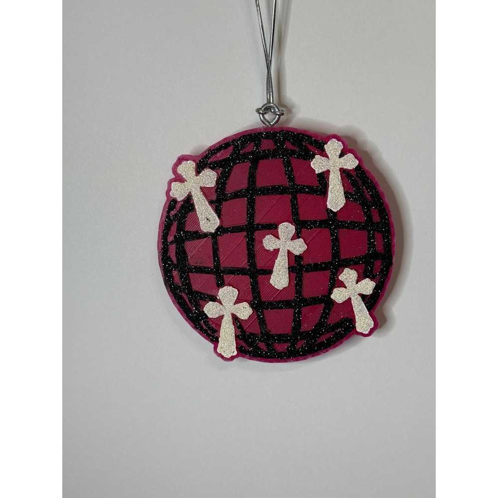 Car Freshie Disco ball cross scent last‎ nite lashes car accessory car freshener